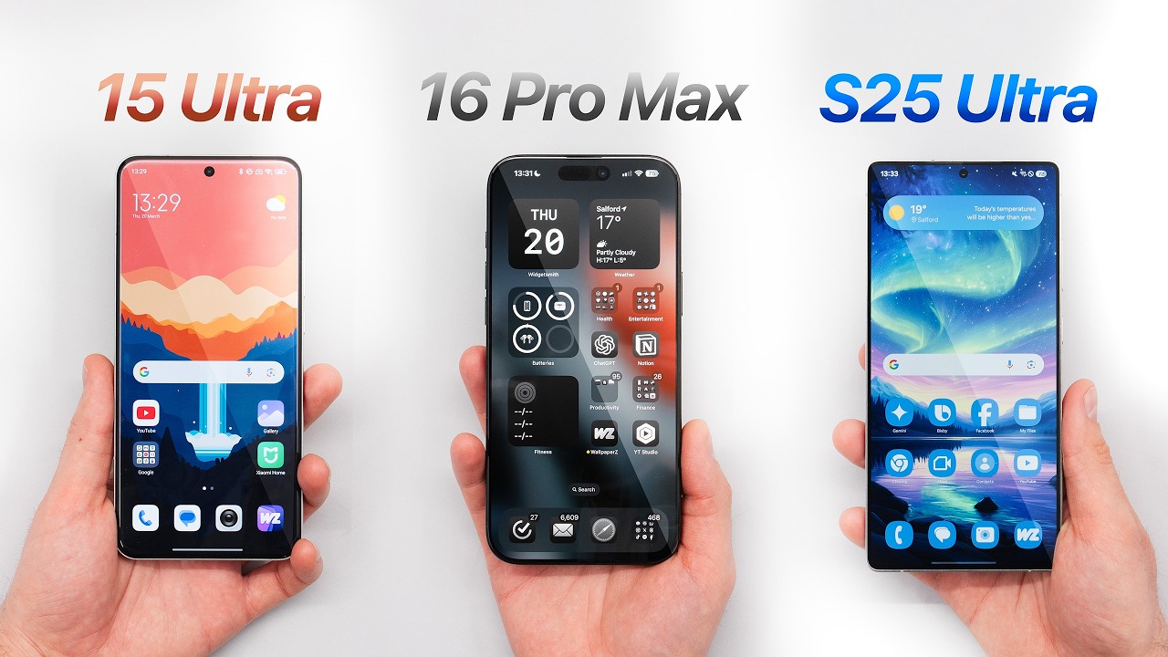 Xiaomi 15 Ultra Vs Galaxy S25 Ultra Vs iPhone 16 Pro Max Camera ... Image
