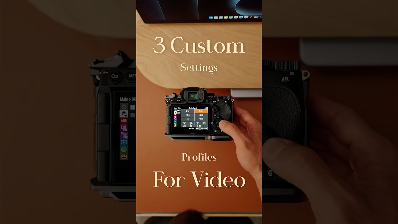 MY Custom Video Profiles 🎬 🎥 This is how I set up ... real world overview