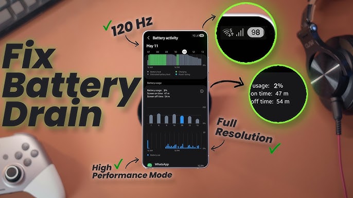Samsung Battery Drain Fix: 12 Hidden Settings That Will DOUBLE Your Battery Life! real world overview